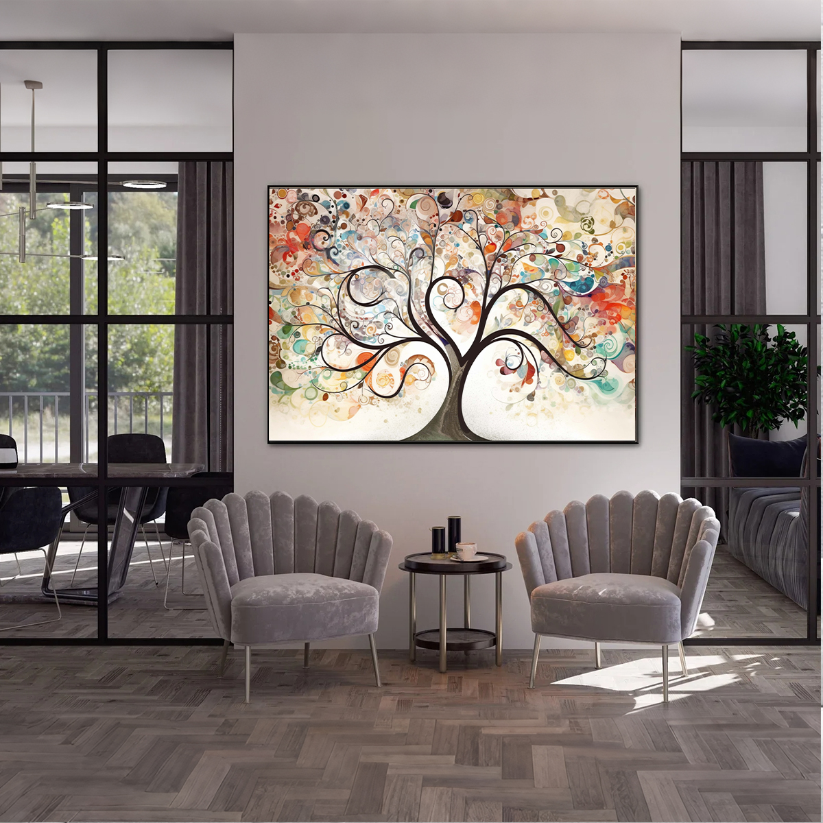 Klimt Style Tree of Life Artwo - Luxury Lifestyle Background recension och pris