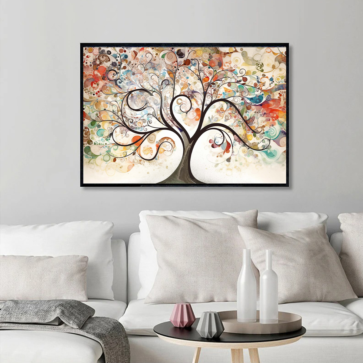 Klimt Style Tree of Life Artwo - Luxury Lifestyle Background recension och pris