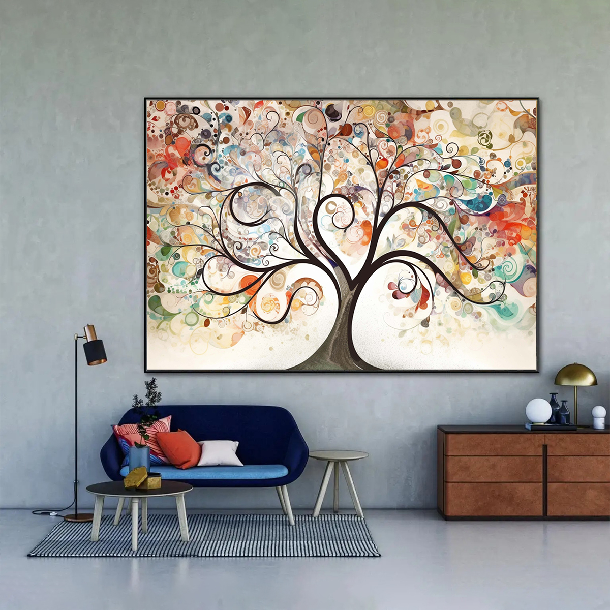 Klimt Style Tree of Life Artwo - Luxury Lifestyle Background recension och pris