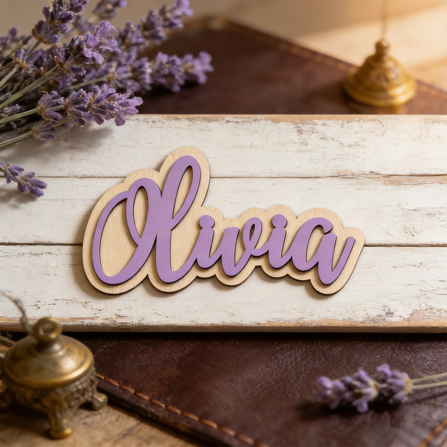 1 Personalized Double-layer Wo - Personalized Engraved Gift recension och pris