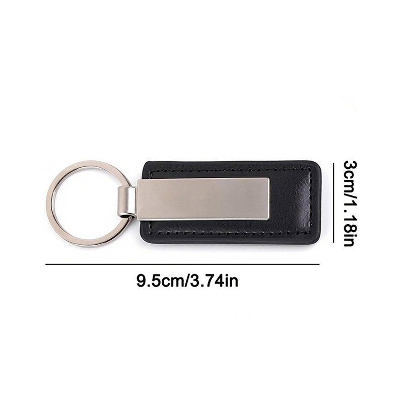 PU Leather Custom Name Keychai - Personalized Engraved Gift recension och pris
