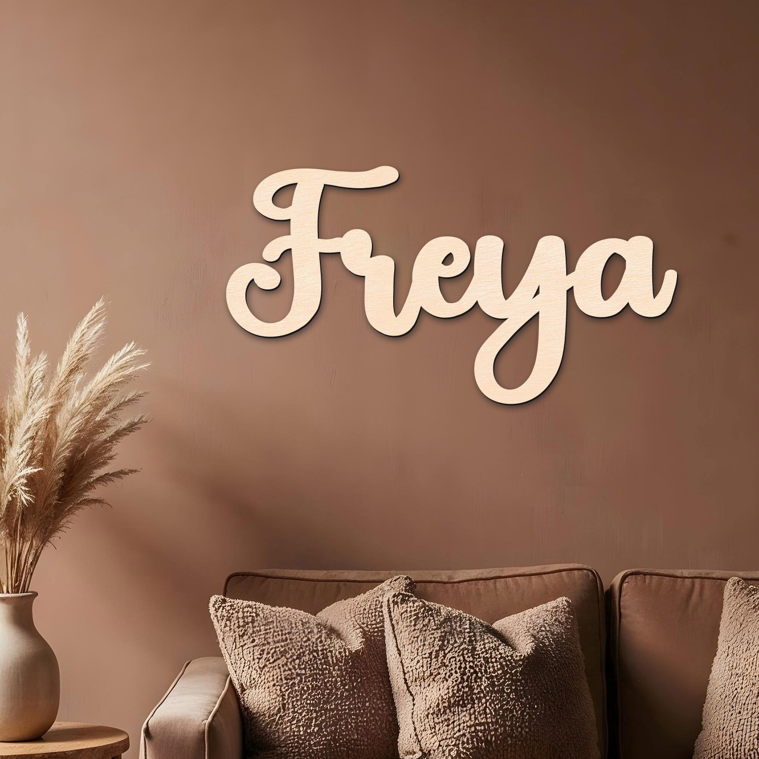 1pc Custom Wooden Name Sign,Cu - Personalized Engraved Gift recension och pris