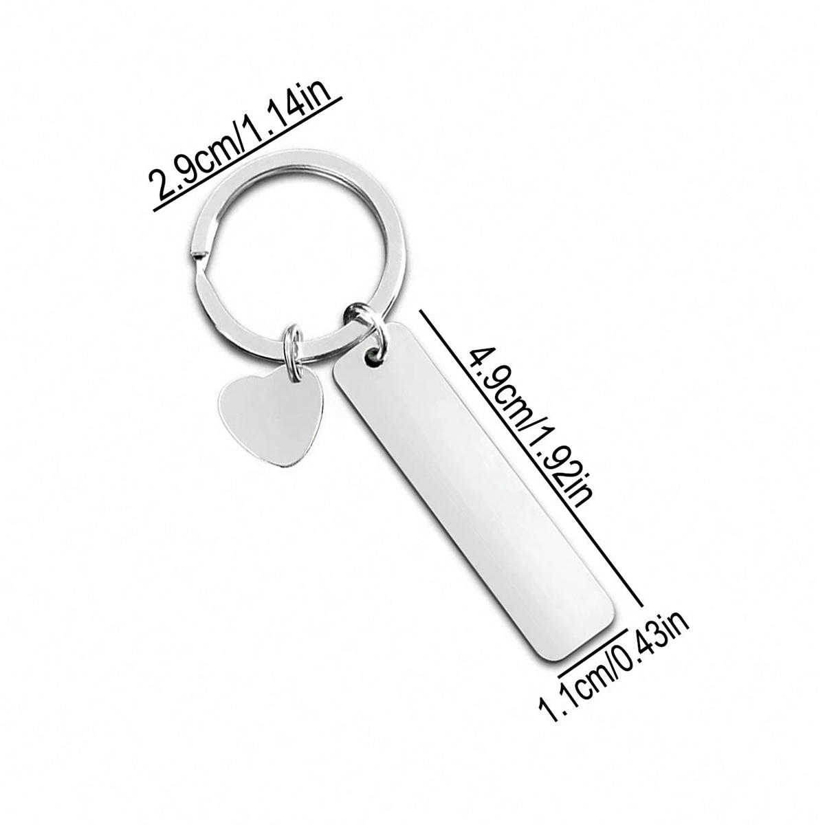 Custom Text Keychain Personali - Personalized Engraved Gift recension och pris