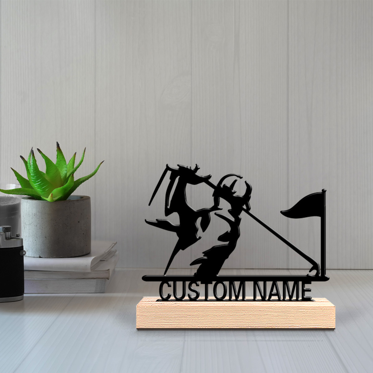 Custom Engraved Golfer Metal S - Personalized Engraved Gift recension och pris