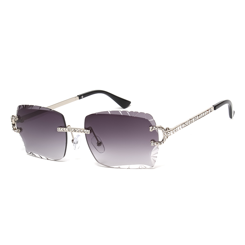 Fashion Rimless Square Sunglas - Luxury Lifestyle Store recension och pris