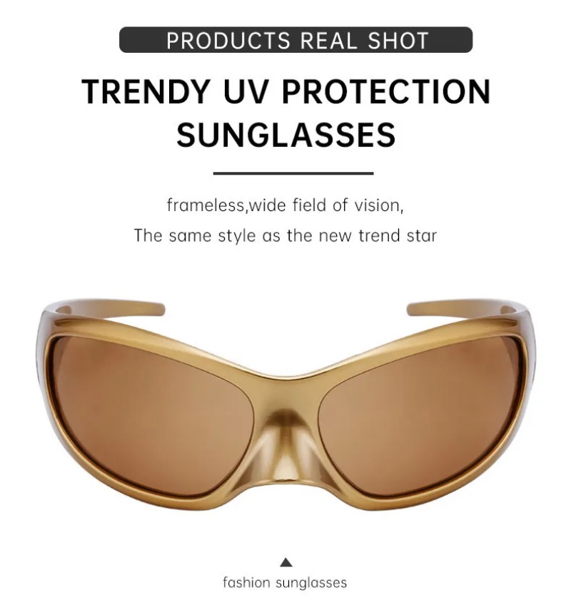 New Y2K Punk Sunglasses Women  - Luxury Lifestyle Store recension och pris