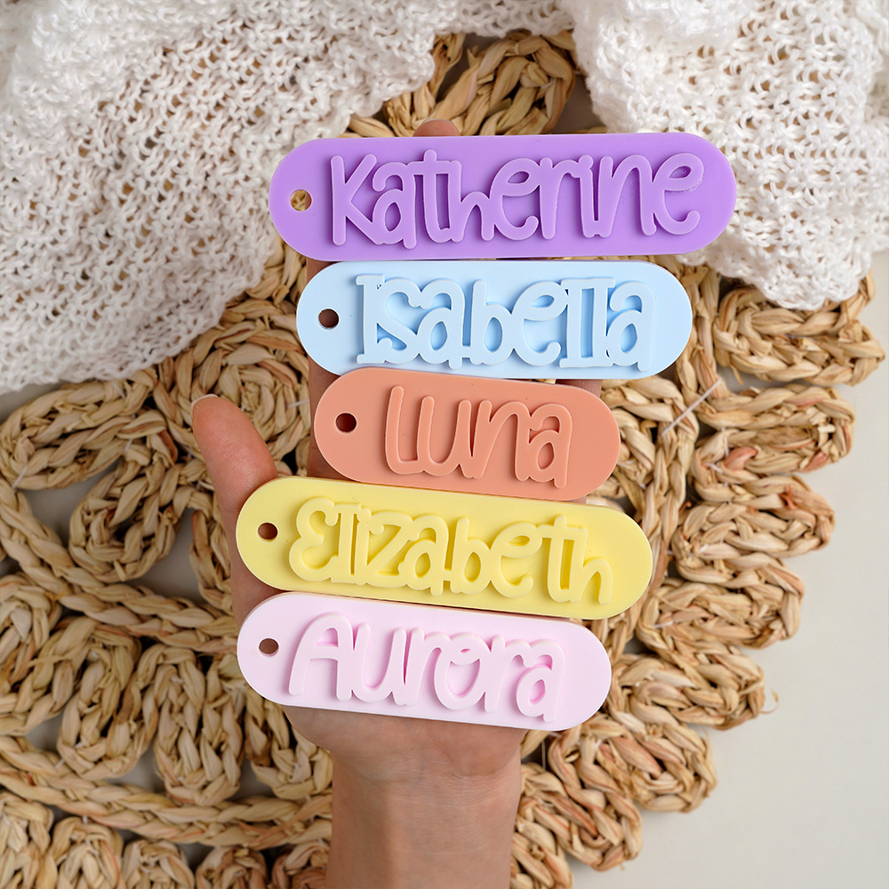 1PC Custom PMMA Keychain - Per - Personalized Engraved Gift recension och pris
