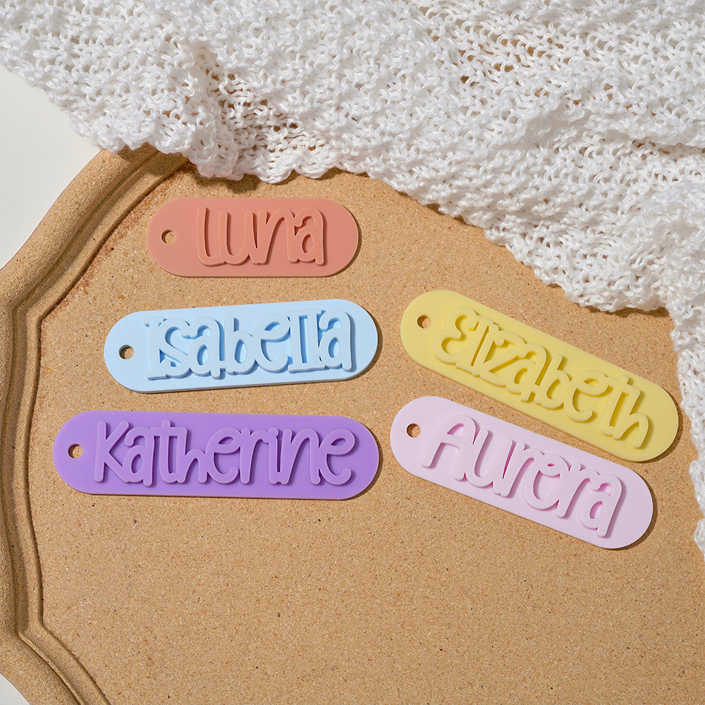 1PC Custom PMMA Keychain - Per - Personalized Engraved Gift recension och pris