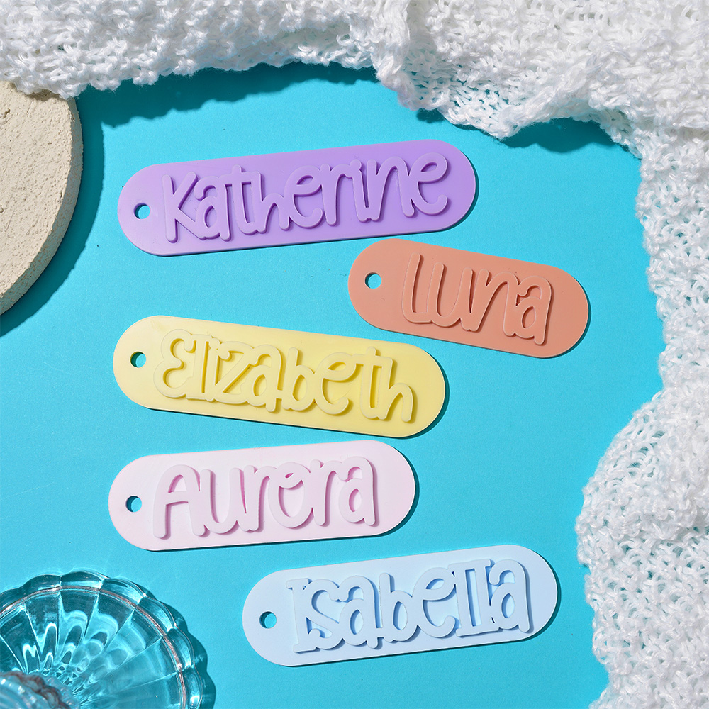 1PC Custom PMMA Keychain - Per - Personalized Engraved Gift recension och pris