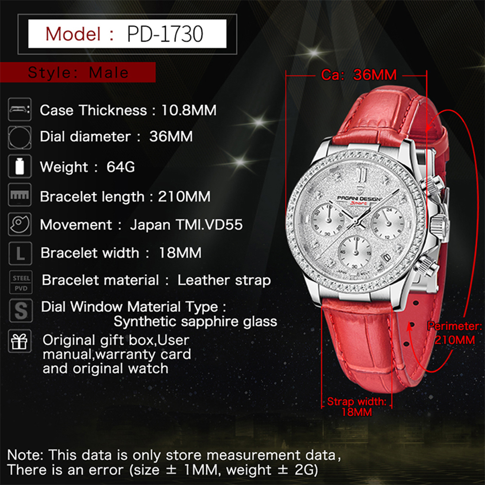 PAGANI DESIGN 1730 Fashion Mul - Luxury Zone recension och pris