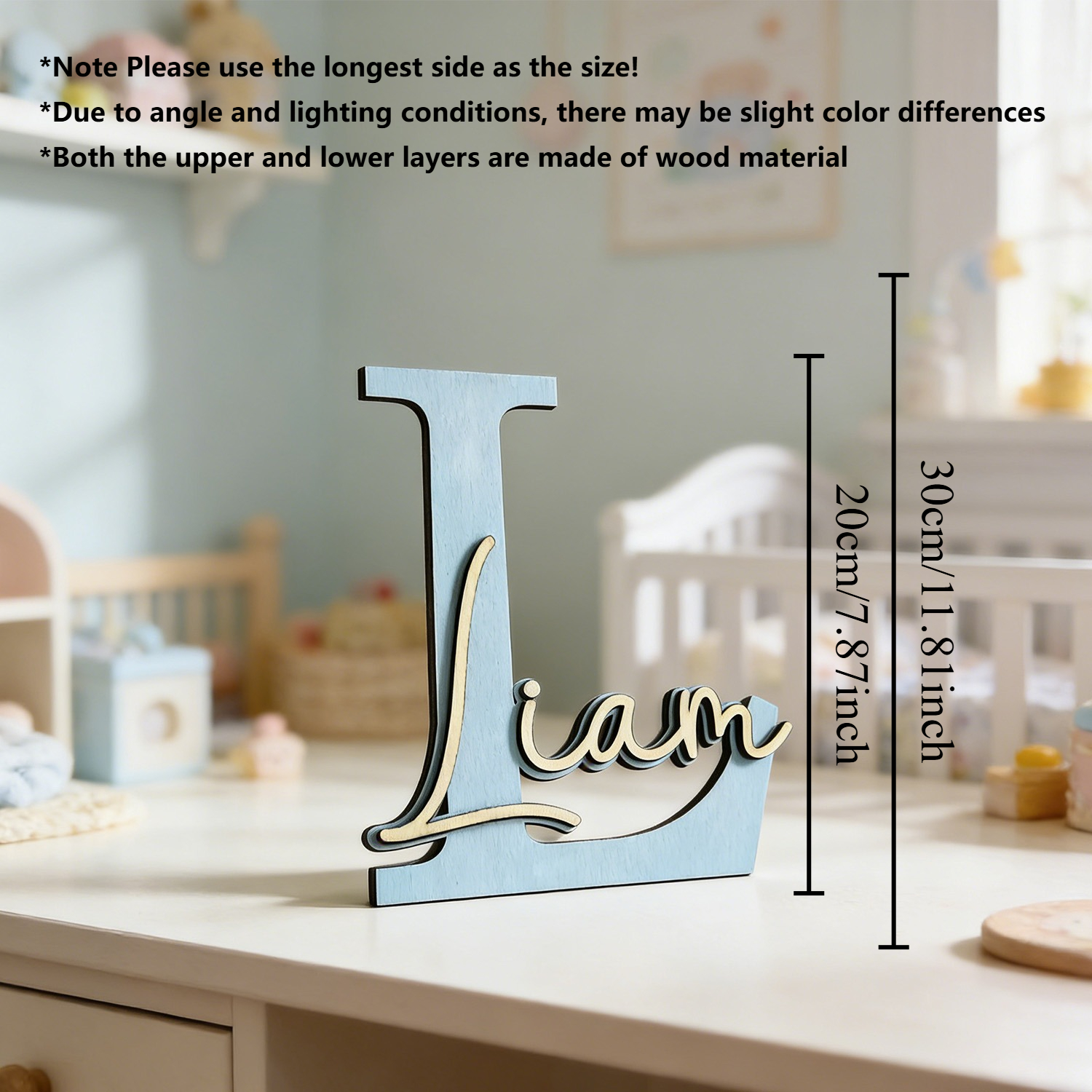 1pc Personalized Double-layer  - Personalized Engraved Gift recension och pris