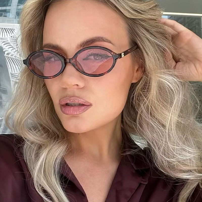 Fashion Oval Simple Sunglasses - Luxury Lifestyle Store recension och pris