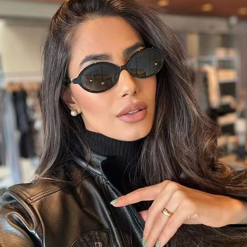 Fashion Oval Simple Sunglasses - Luxury Lifestyle Store recension och pris