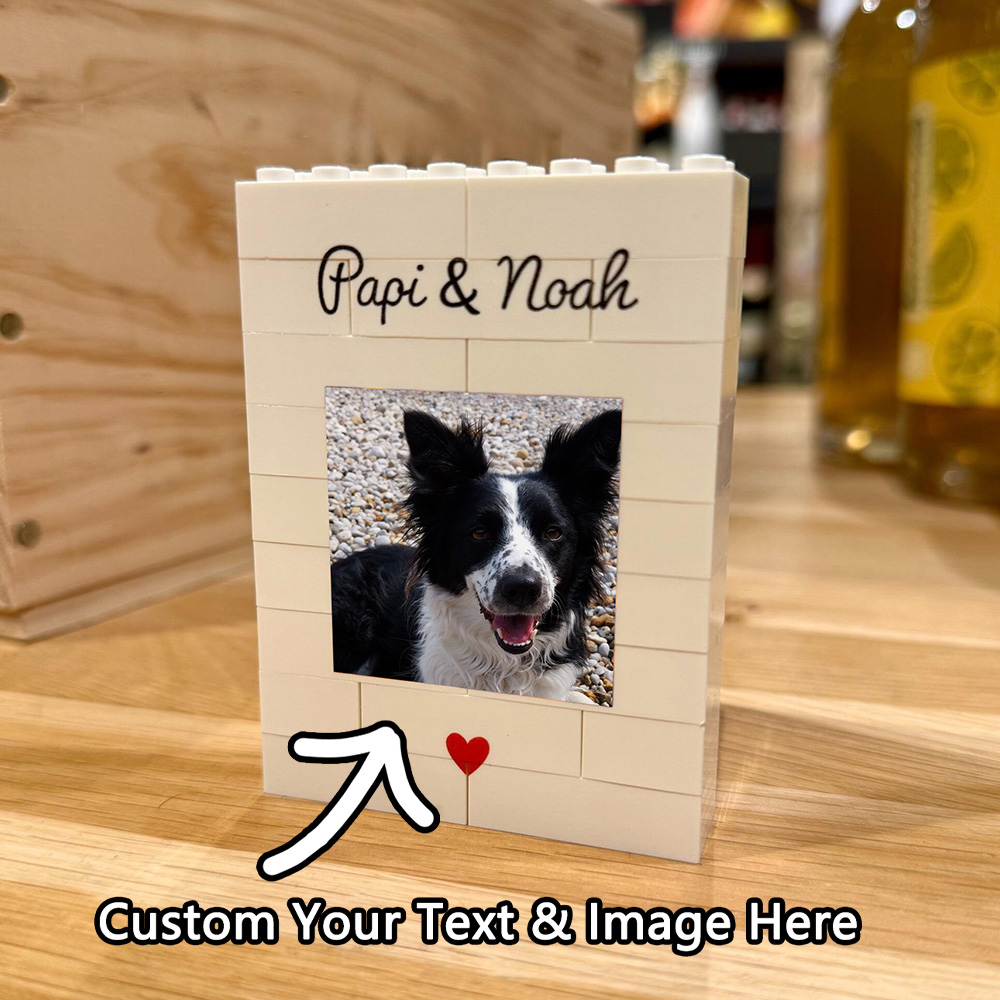 1PC Custom Pet Building Blocks - Personalized Engraved Gift recension och pris
