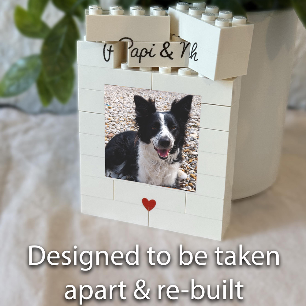 1PC Custom Pet Building Blocks - Personalized Engraved Gift recension och pris