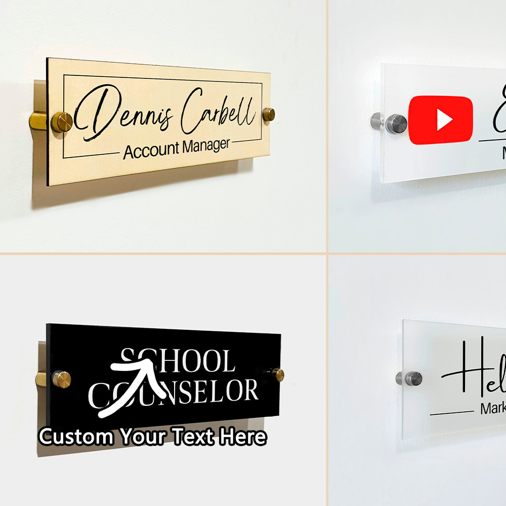 1PC Custom Wooden Door Sign -  - Personalized Engraved Gift recension och pris