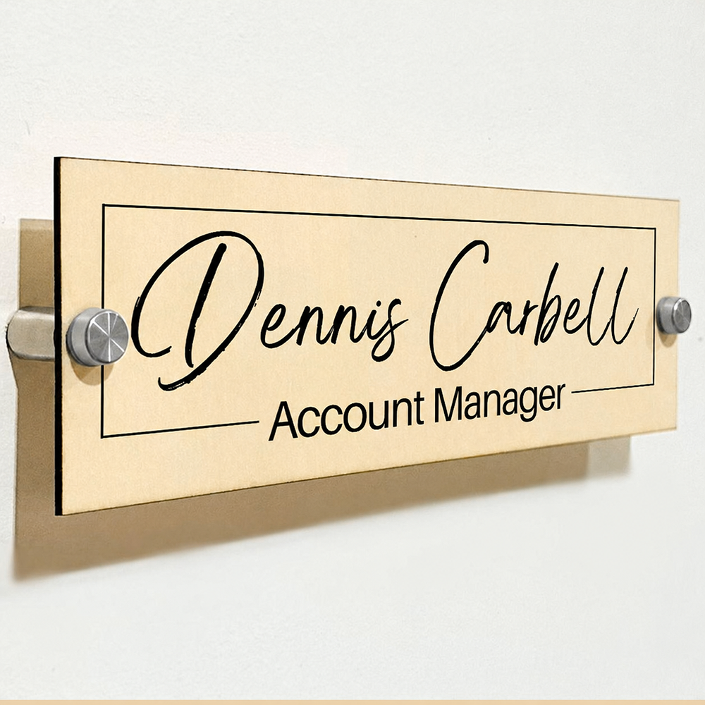 1PC Custom Wooden Door Sign -  - Personalized Engraved Gift recension och pris