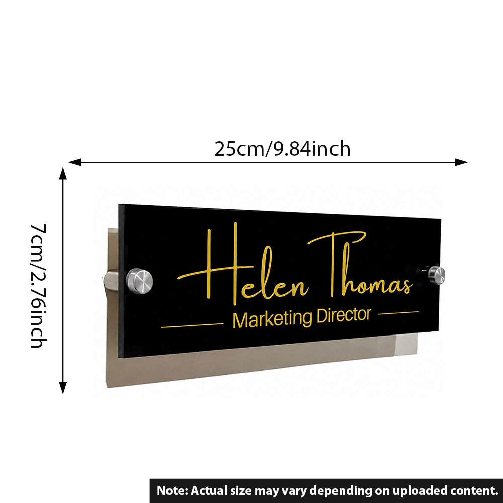 1PC Custom Wooden Door Sign -  - Personalized Engraved Gift recension och pris